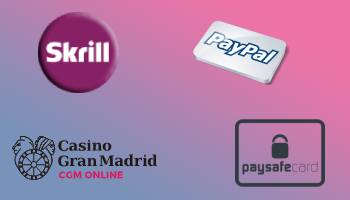 Métodos de pago en Casino Gran Madrid