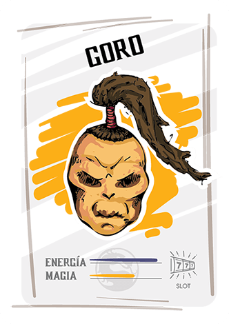 Goro tarjeta con poderes