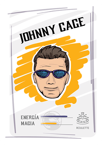  Johny Cage tarjeta con poderes