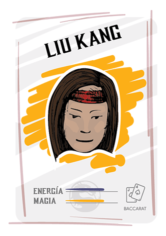 Liu Kang tarjeta con poderes