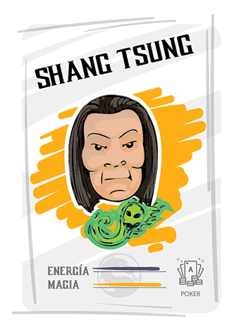 Shan Tsung tarjeta con poderes