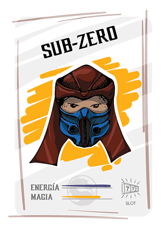 Sub Zero tarjeta con poderes