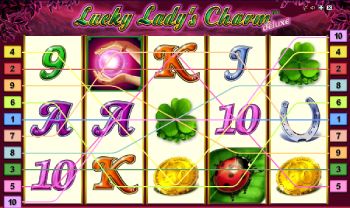 Líneas de pago del Lucky Lady Charm Deluxe