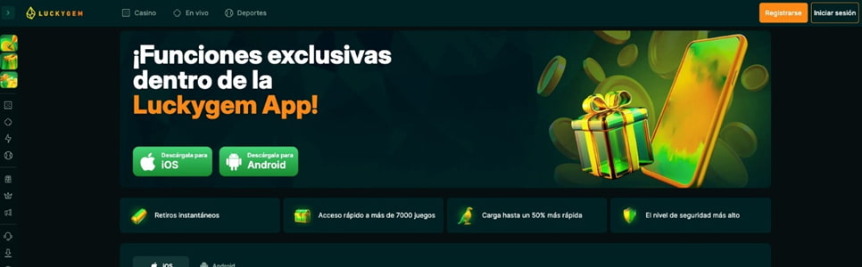 Luckygem casino movil