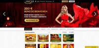 Pagina de inicio del sitio de Unique casino