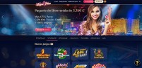 Pagina de inicio del sitio de VegasPlus